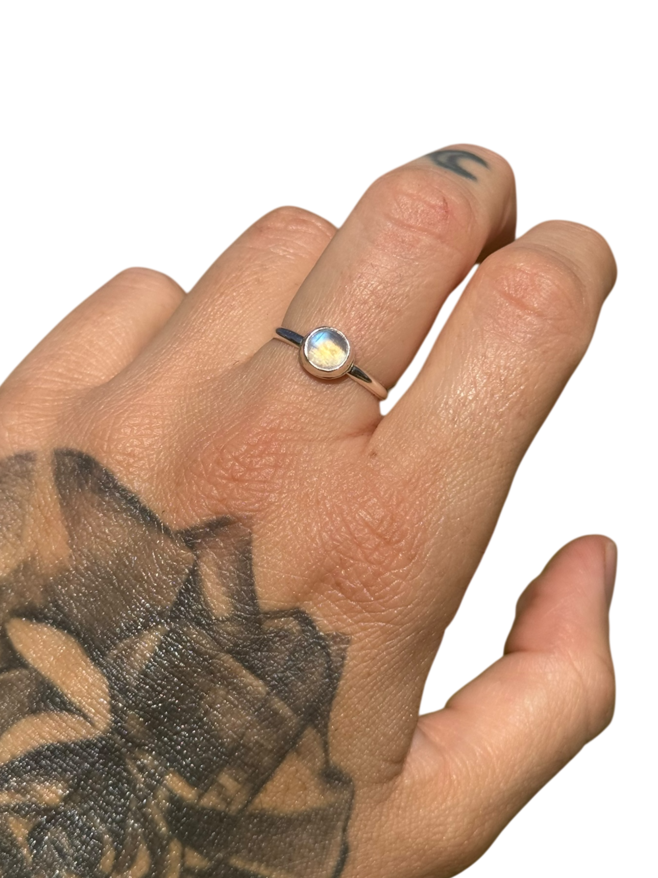 Moonstone .925 Sterling Silver Ring