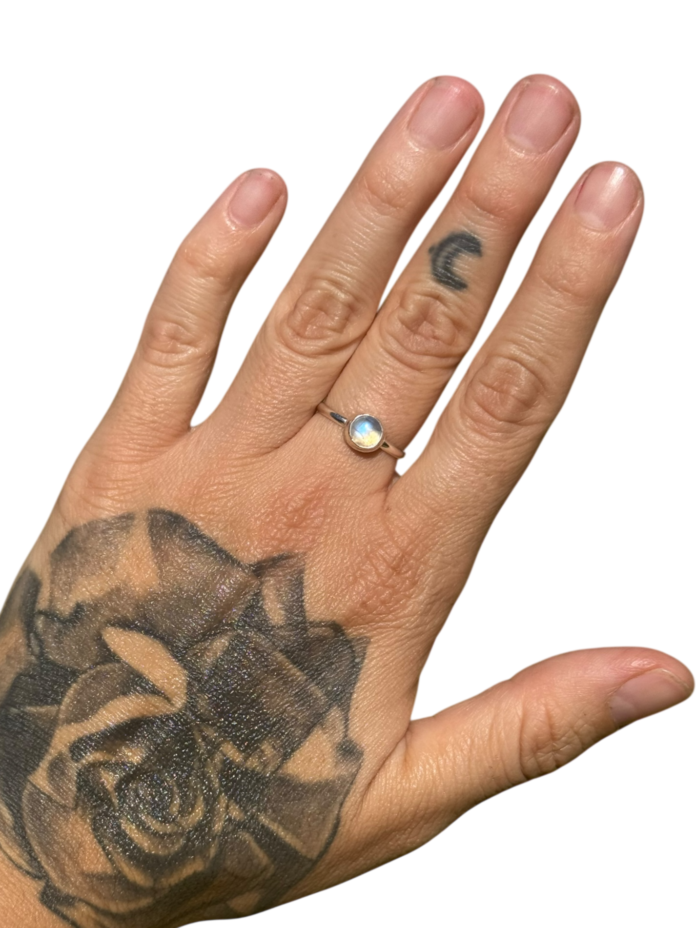 Moonstone .925 Sterling Silver Ring