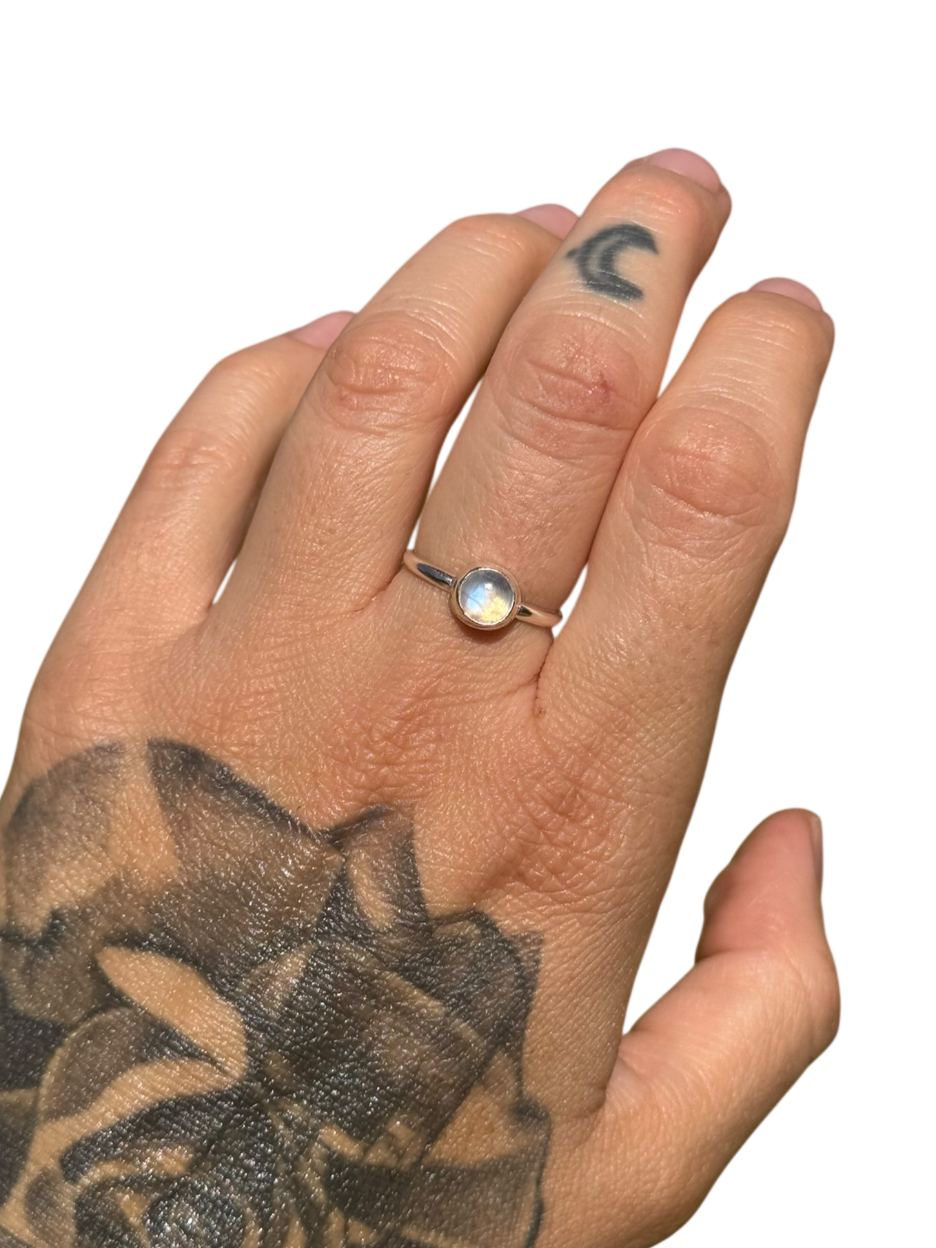 Moonstone .925 Sterling Silver Ring