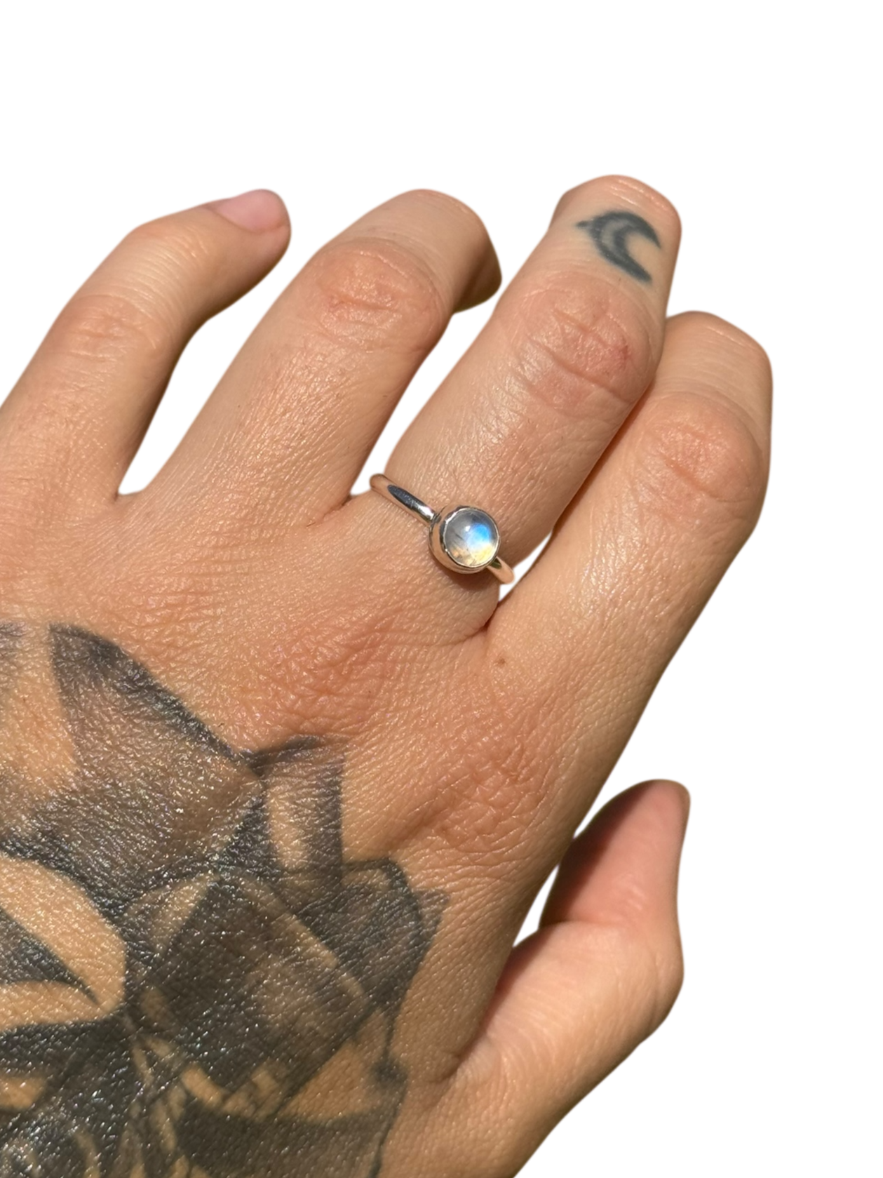 Moonstone .925 Sterling Silver Ring