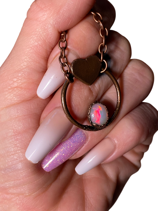 Heart of Opal Necklace