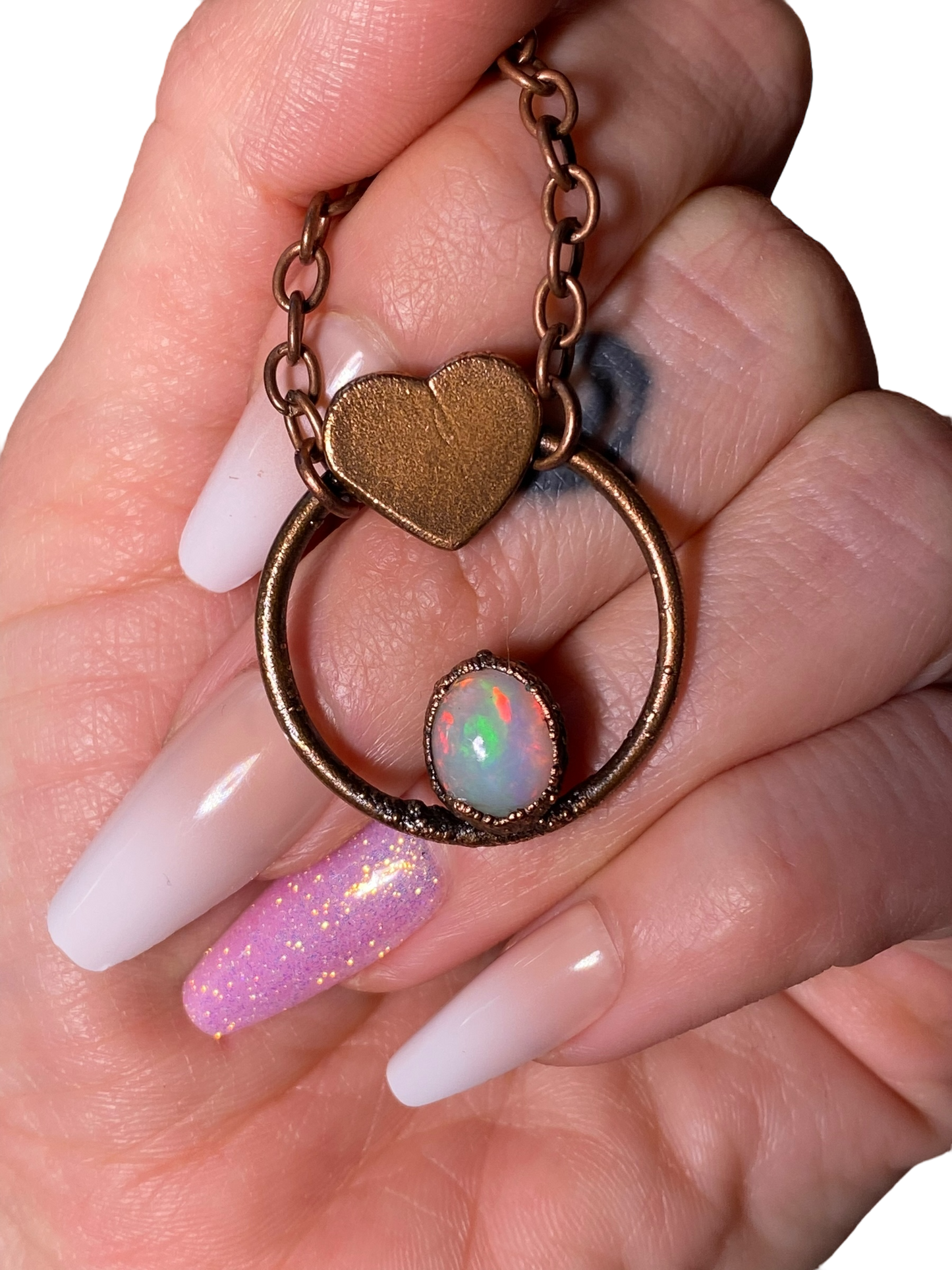 Heart of Opal Necklace