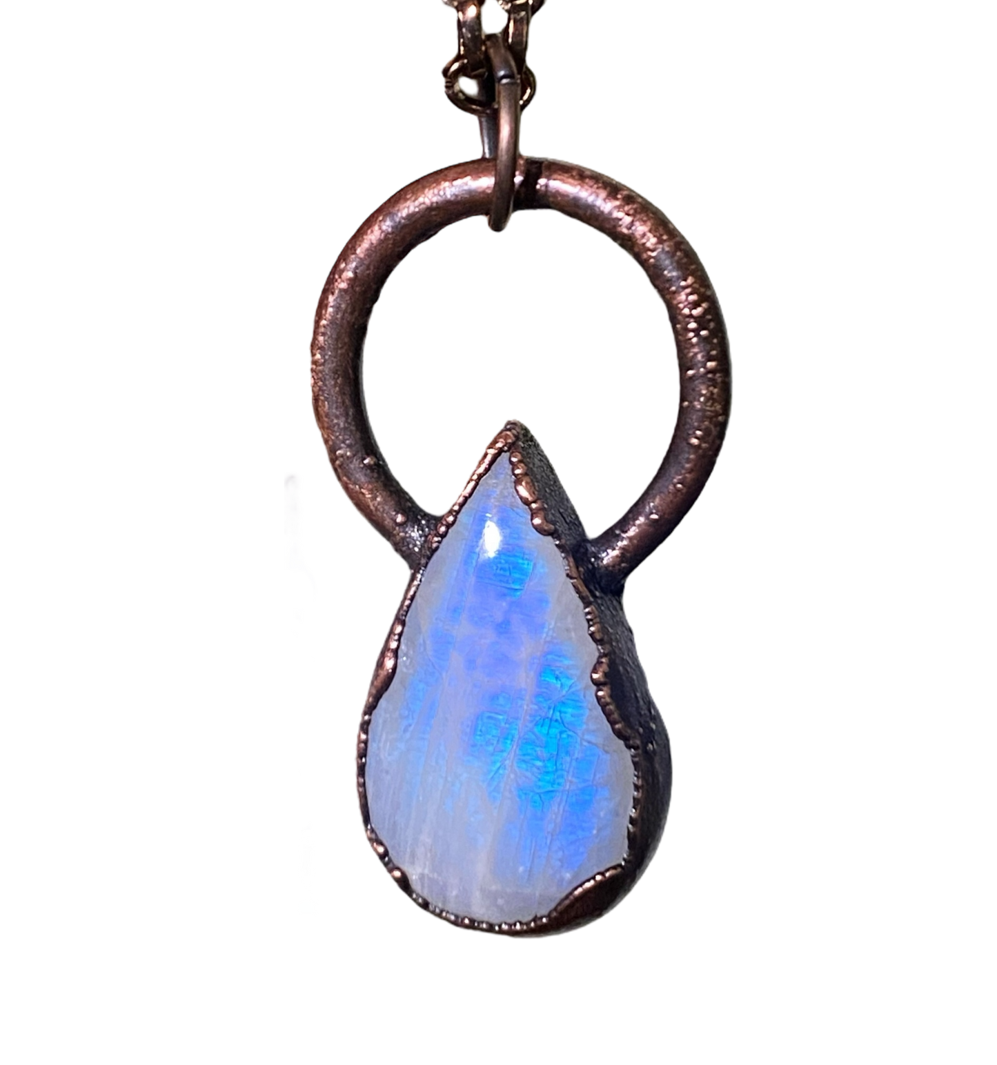 Moonstone Teardrop Necklace