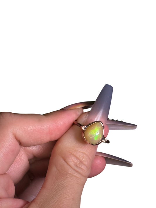 Ethiopian Opal Ring Size 8