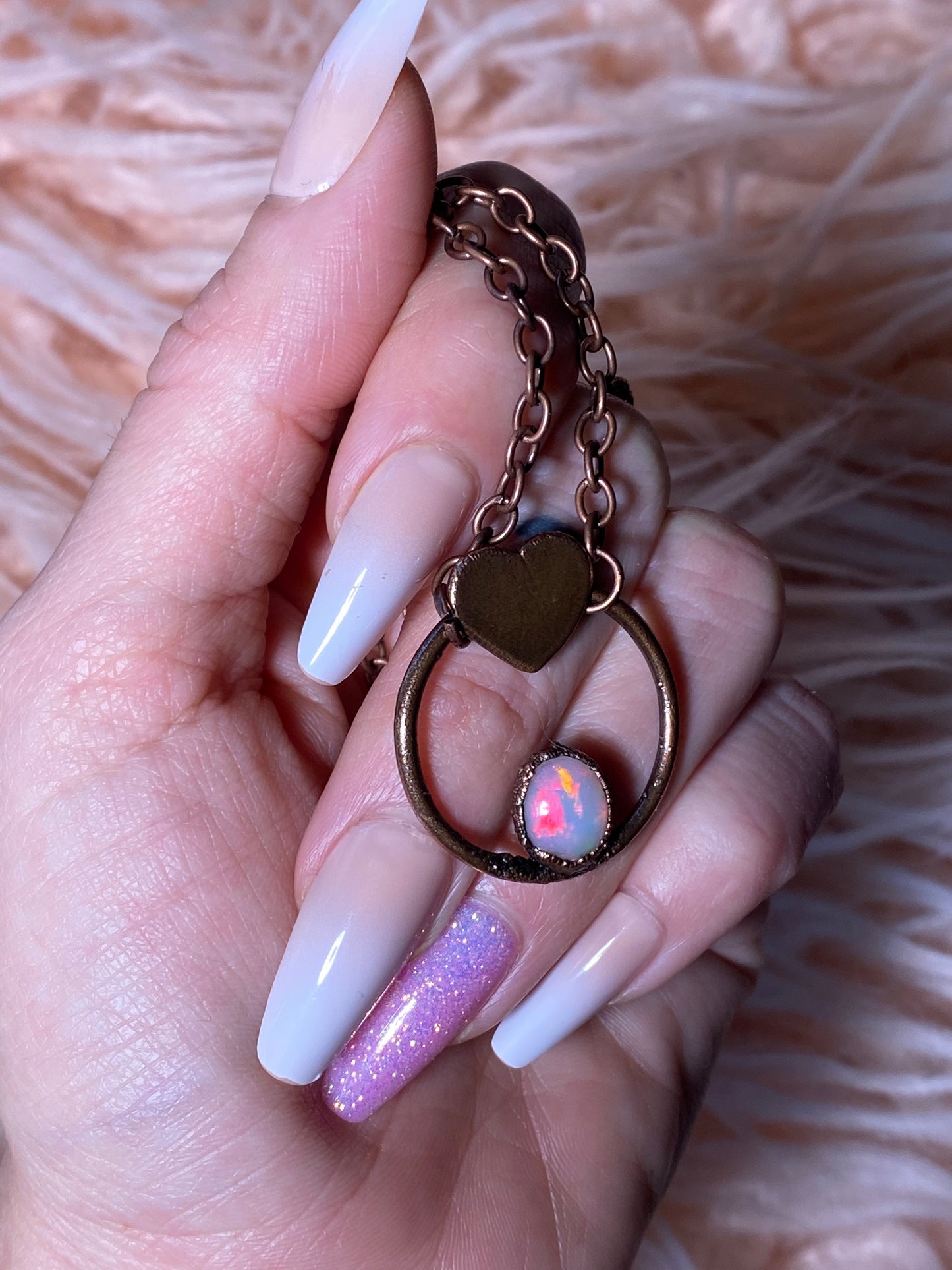 Heart of Opal Necklace