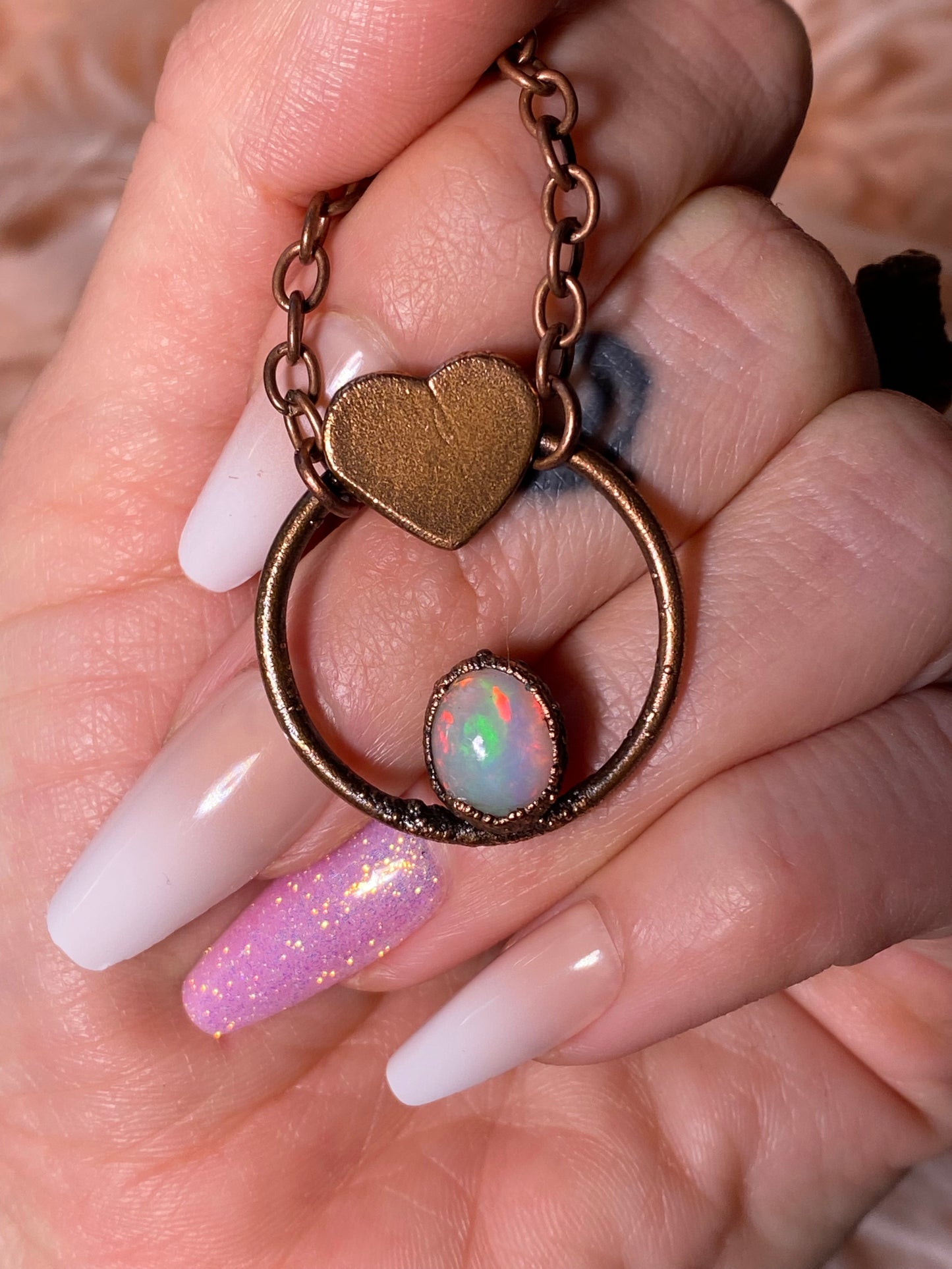 Heart of Opal Necklace