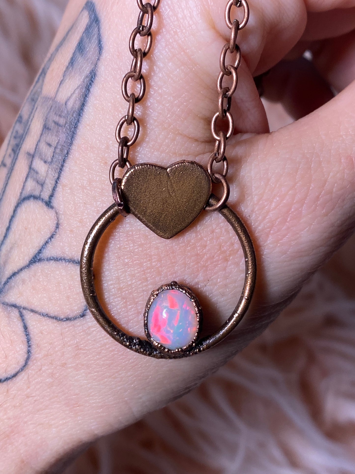 Heart of Opal Necklace