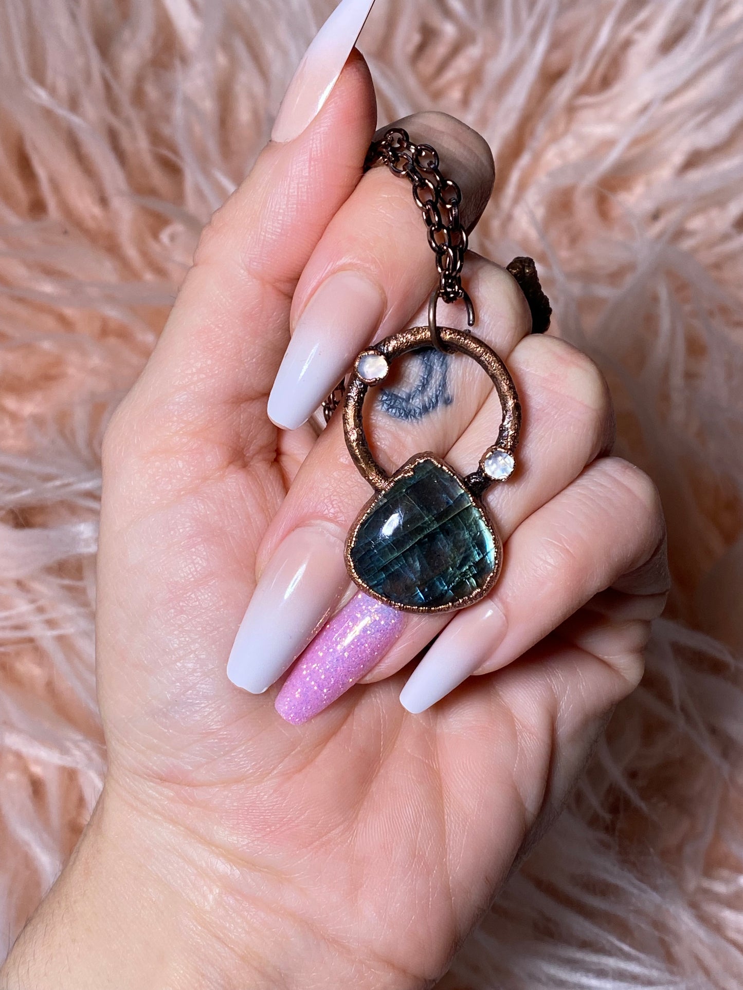 Labradorite & Moonstone Necklace