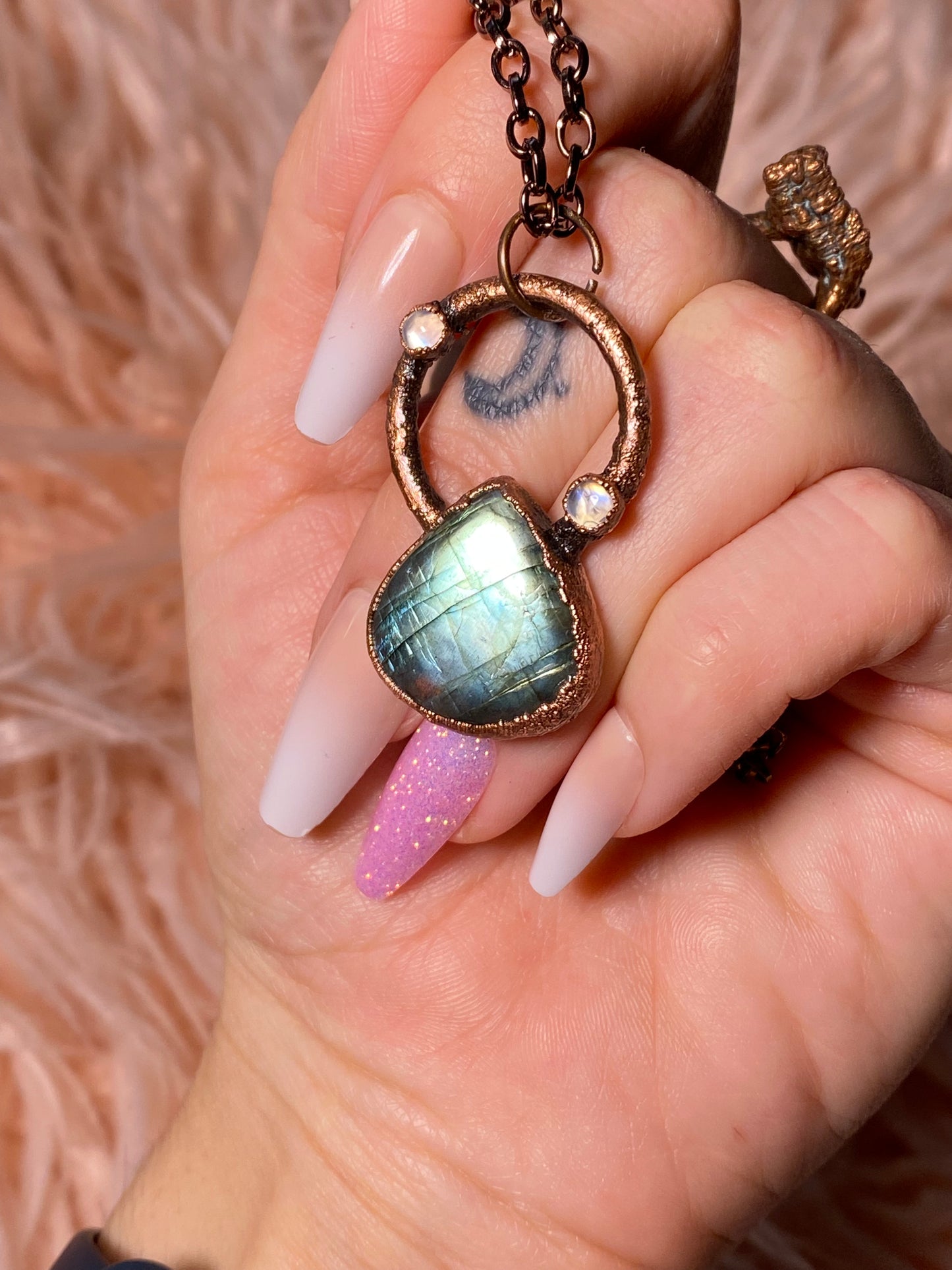 Labradorite & Moonstone Necklace