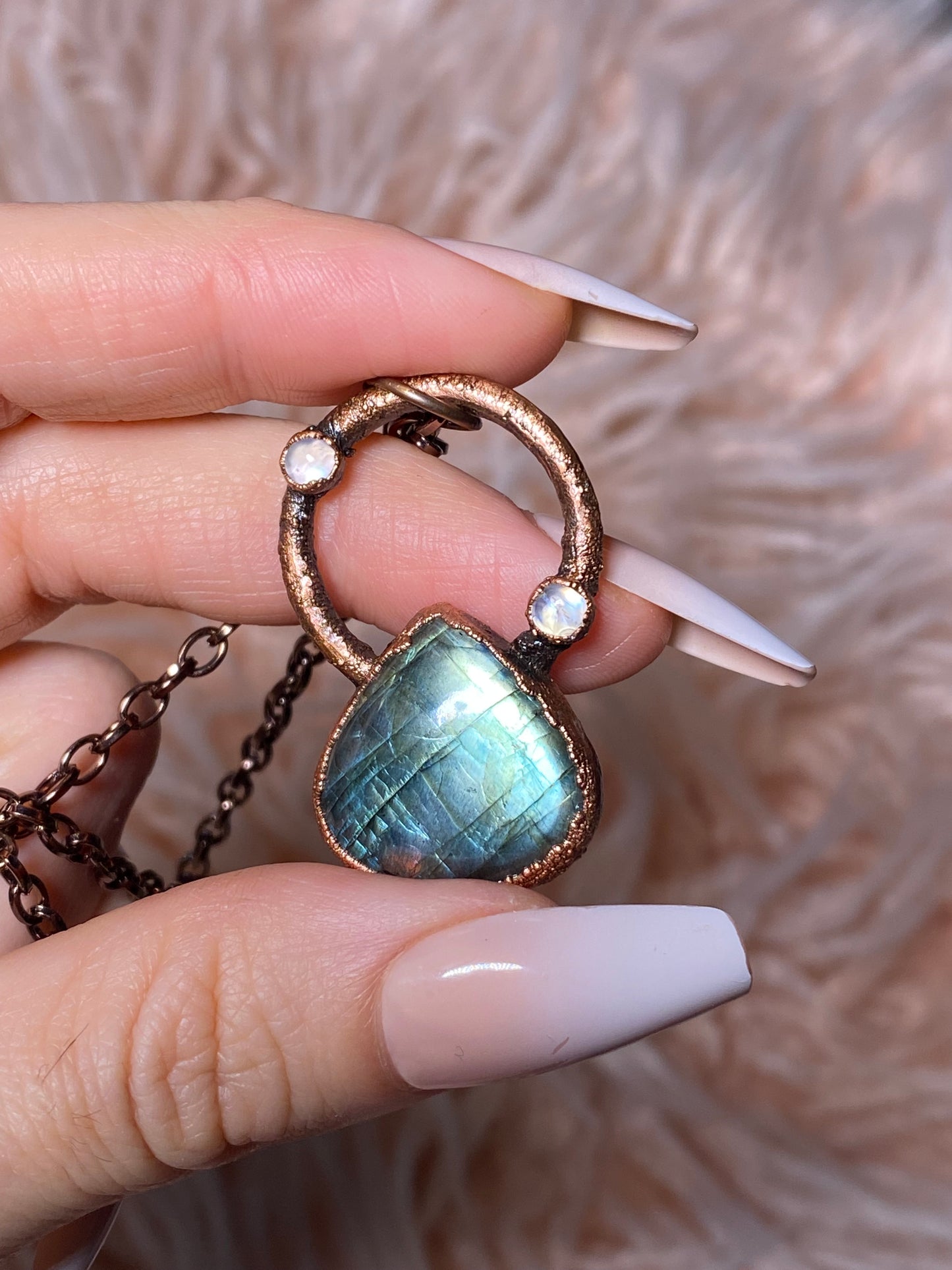 Labradorite & Moonstone Necklace