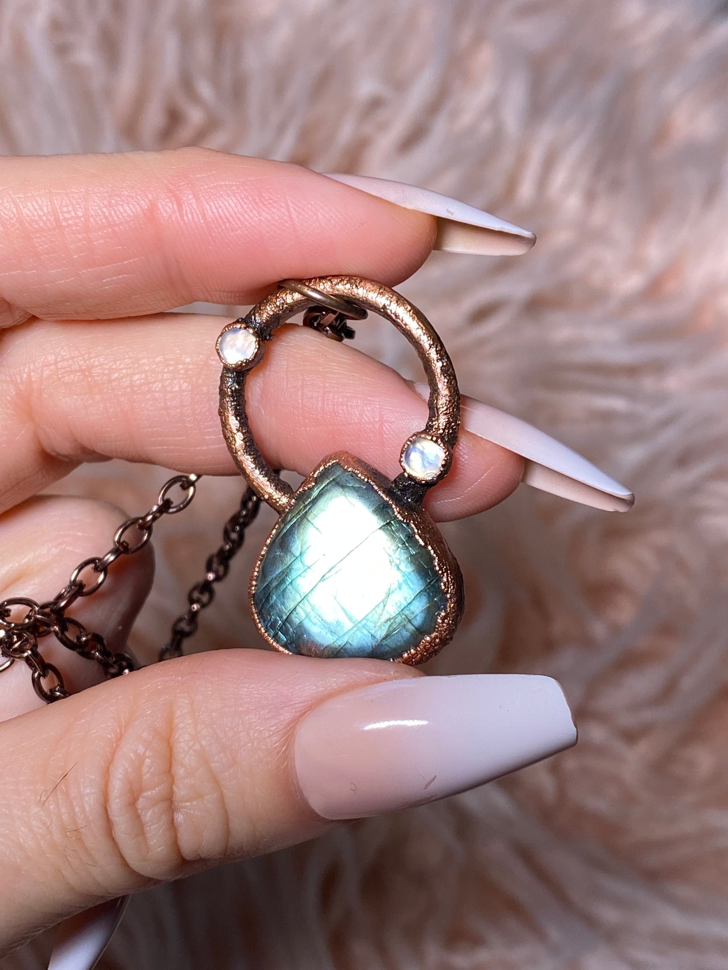 Labradorite & Moonstone Necklace
