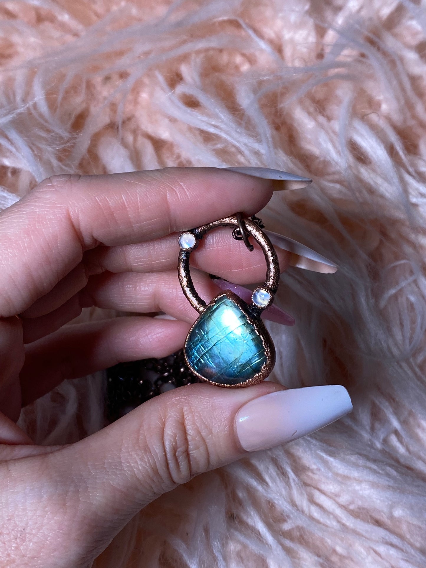 Labradorite & Moonstone Necklace