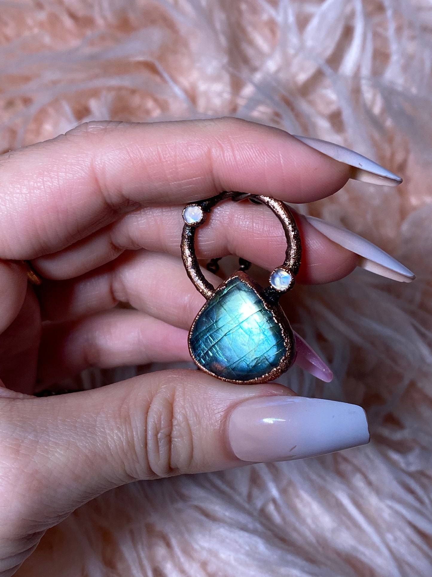 Labradorite & Moonstone Necklace