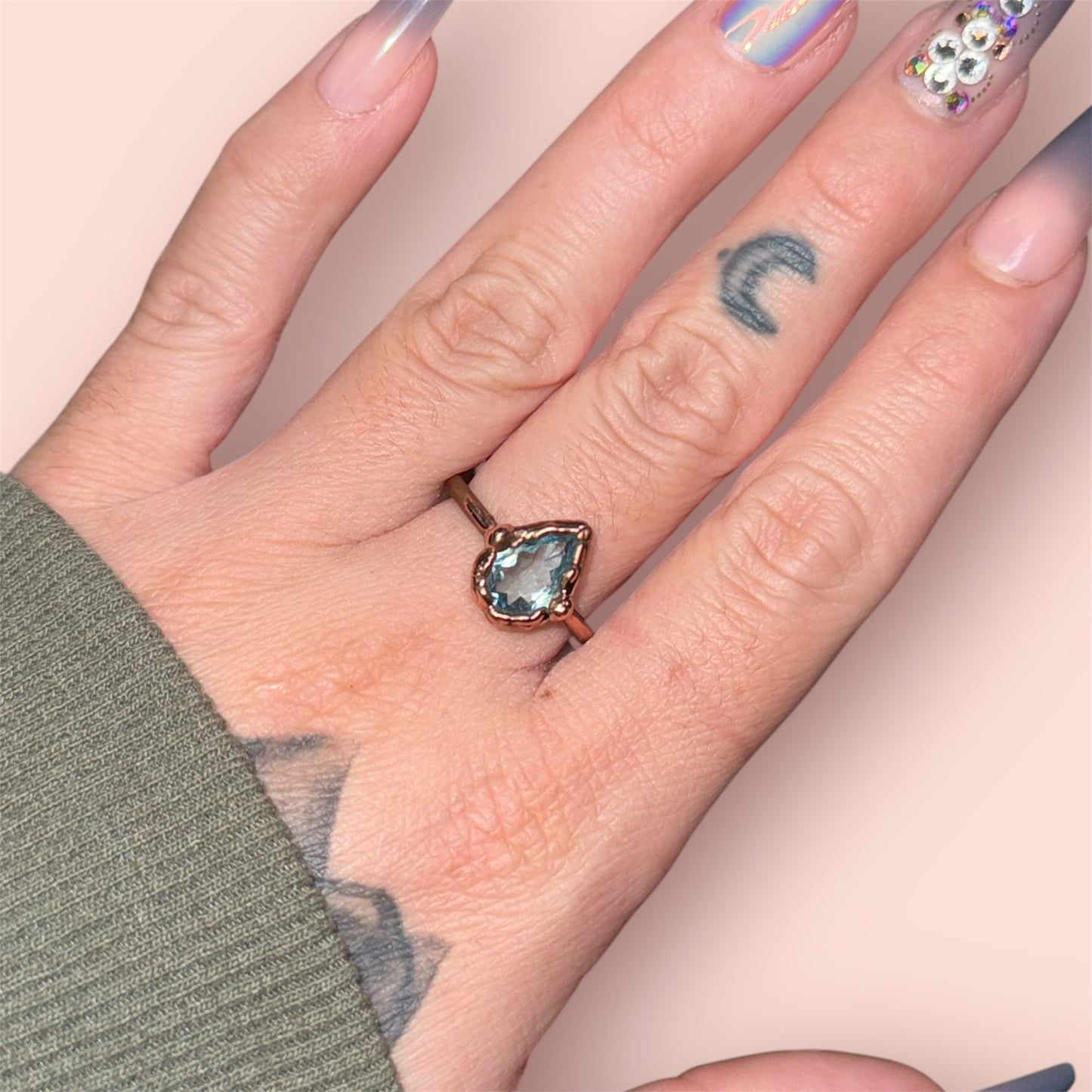 Blue Topaz Ring