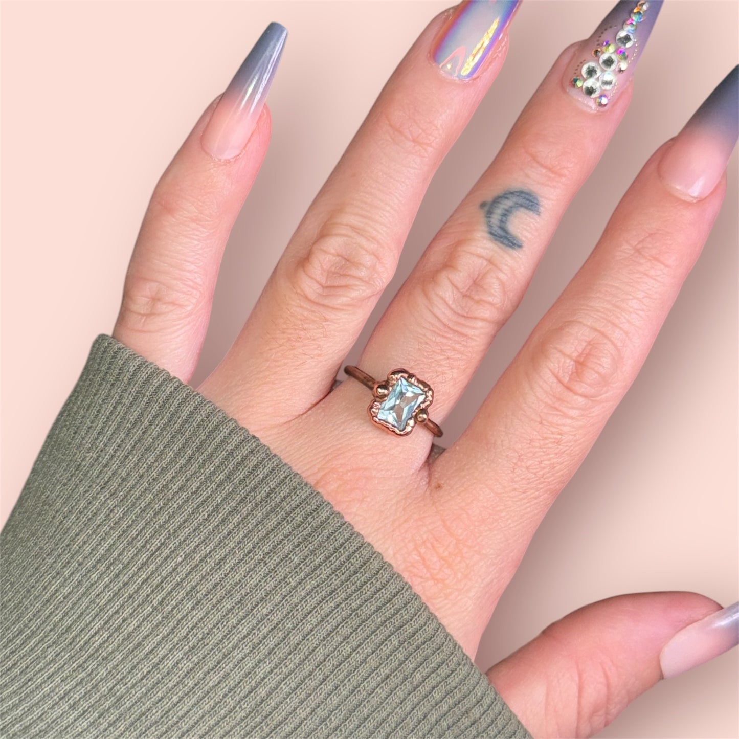 Blue Topaz Ring