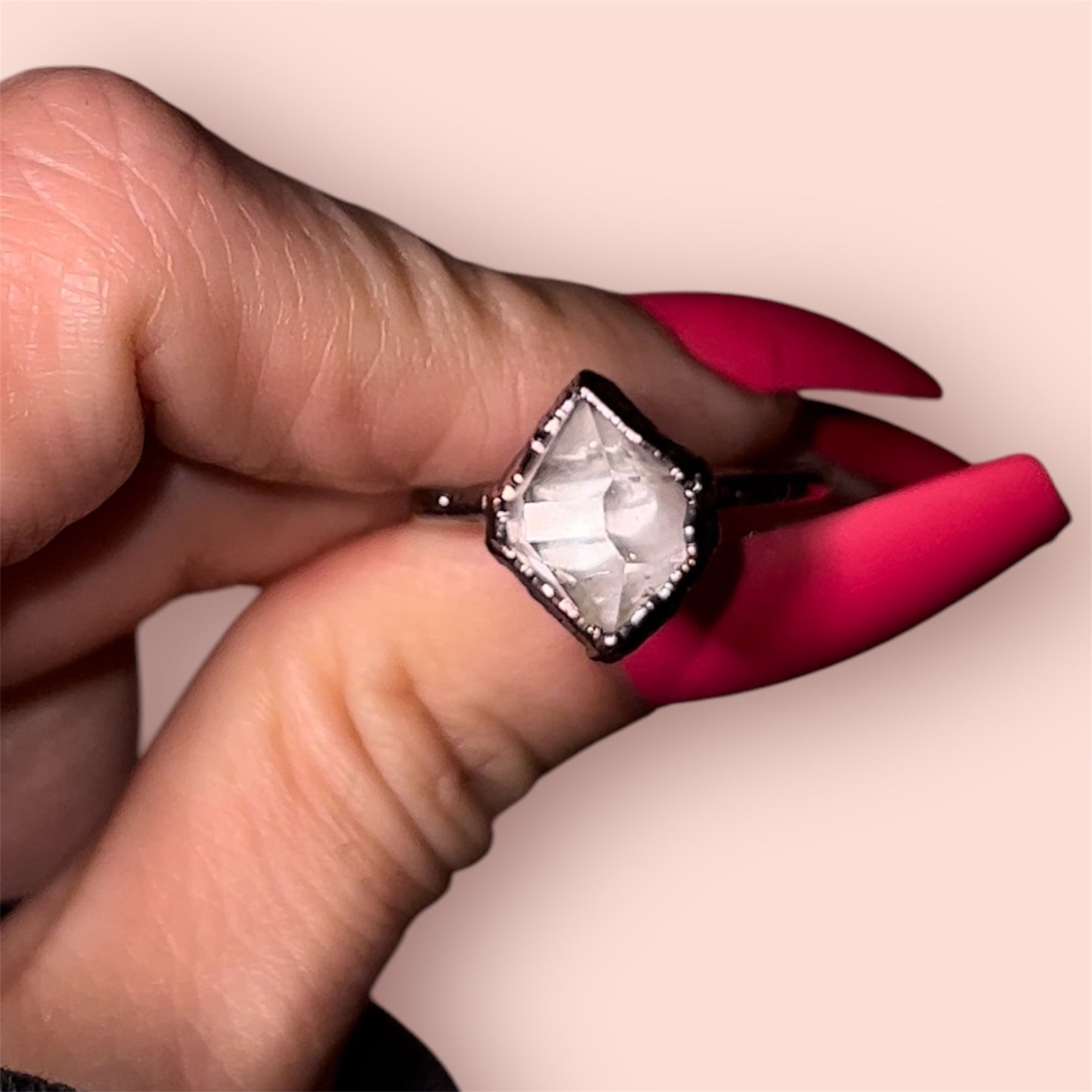 Herkimer Diamond Ring