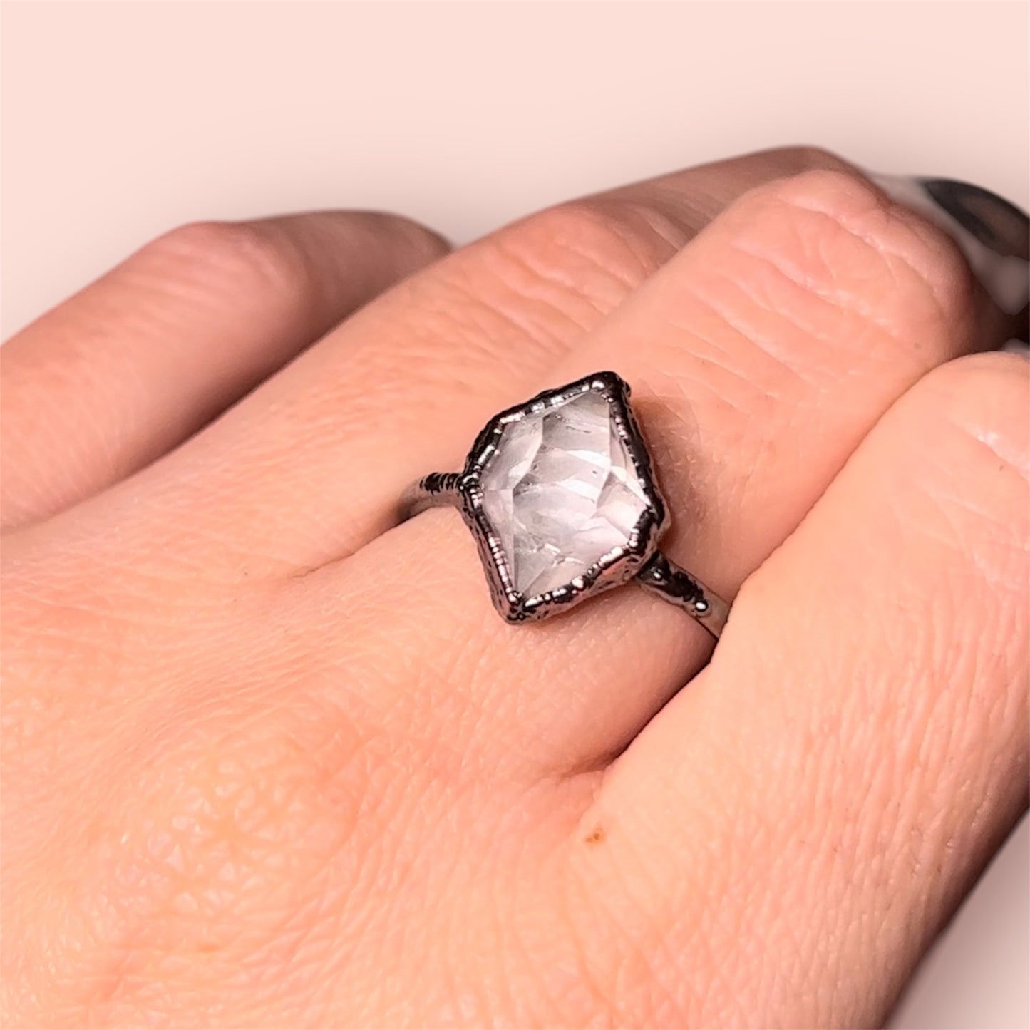 Herkimer Diamond Ring