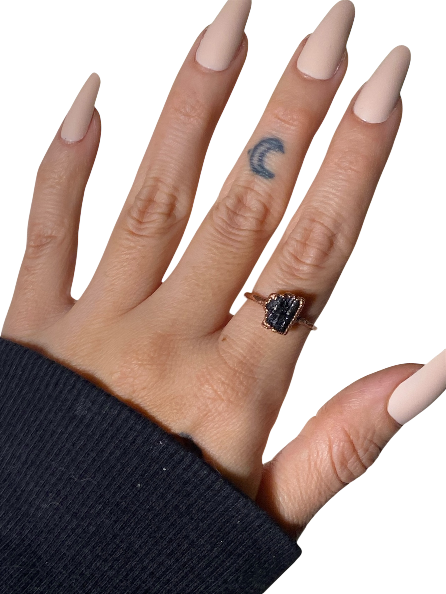 Black Tourmaline Ring