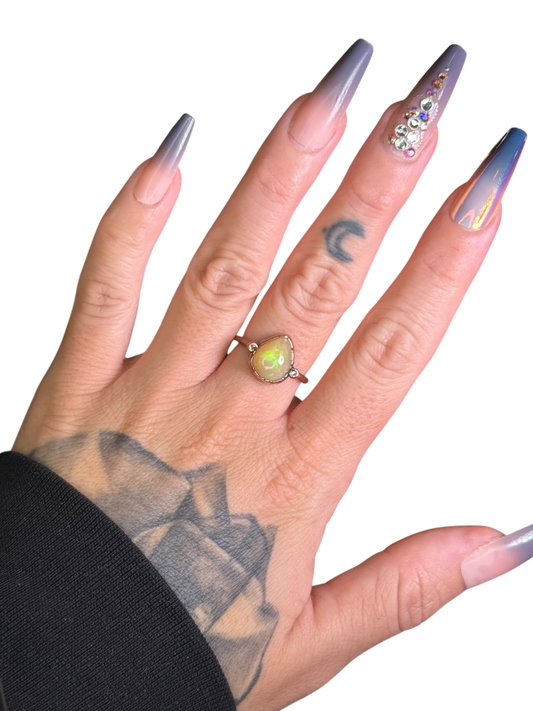 Ethiopian Opal Ring Size 8