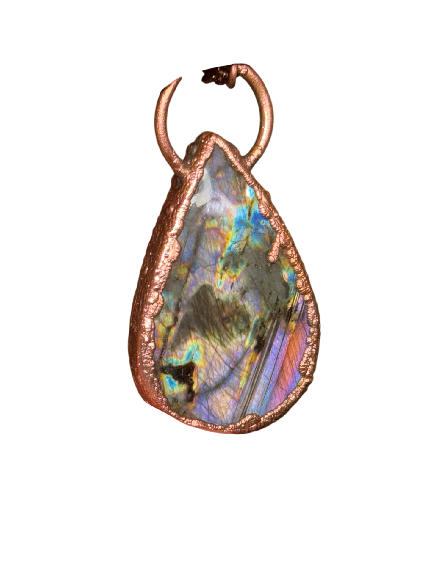 Labradorite Teardrop Necklace