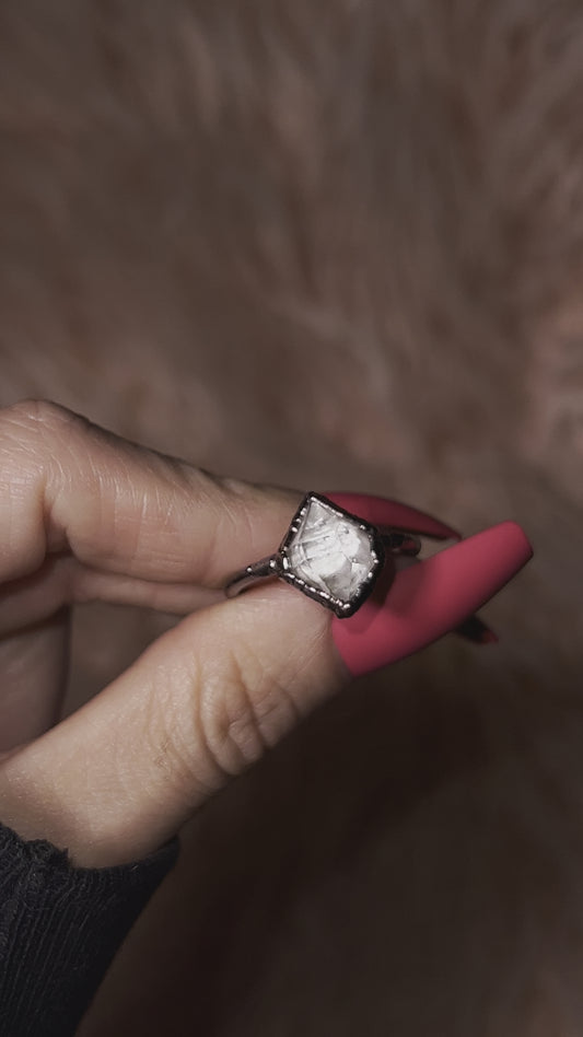Herkimer Diamond Ring