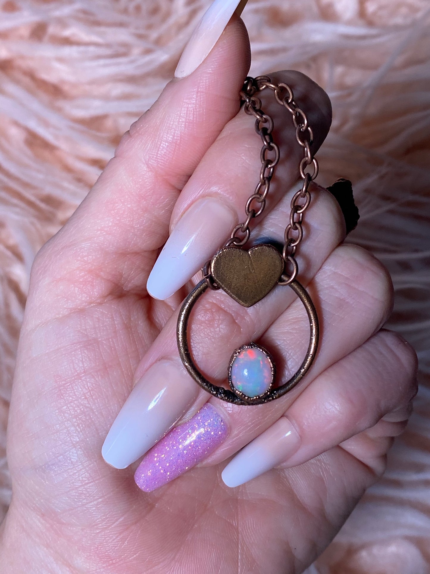 Heart of Opal Necklace