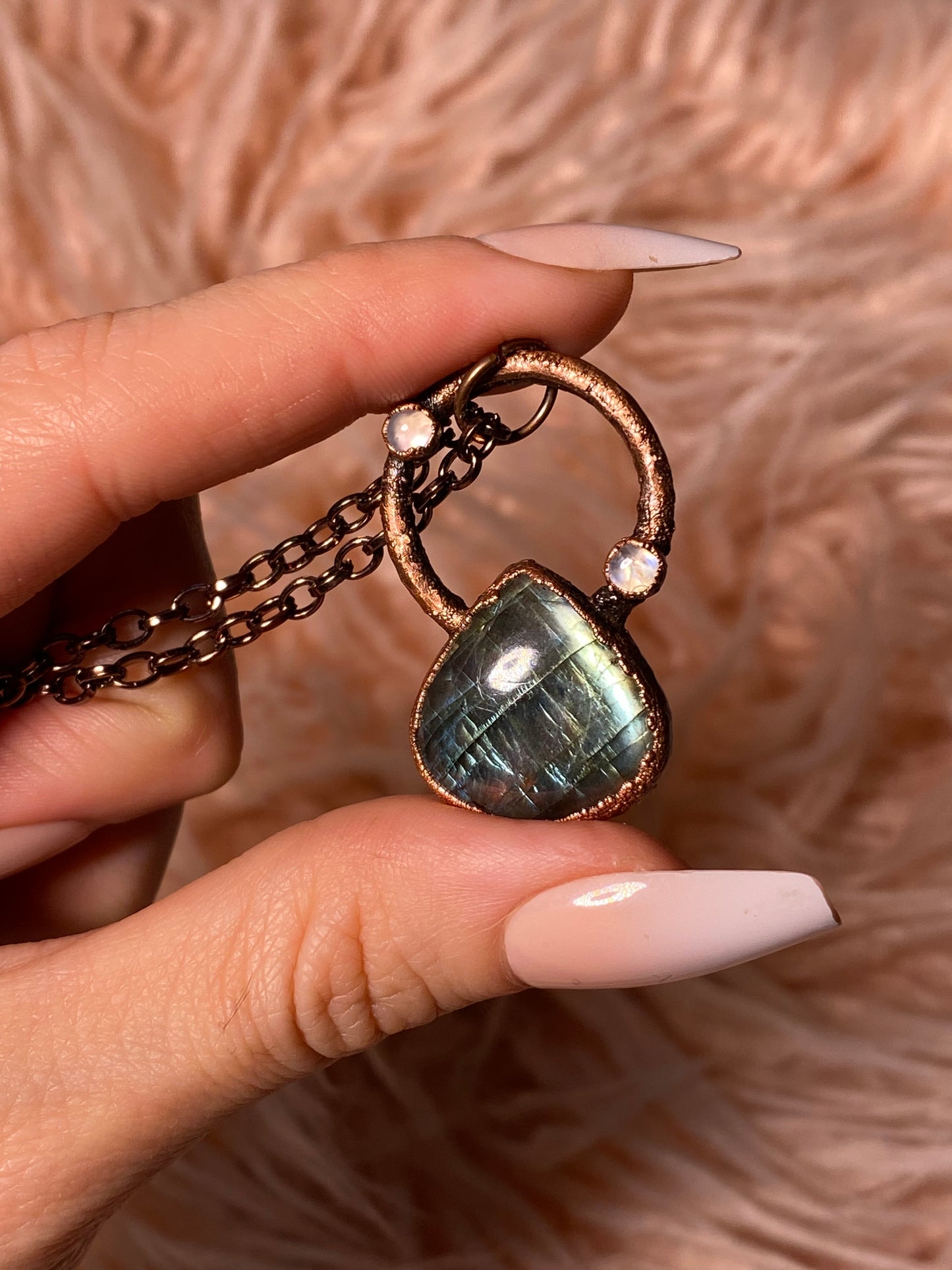 Labradorite & Moonstone Necklace