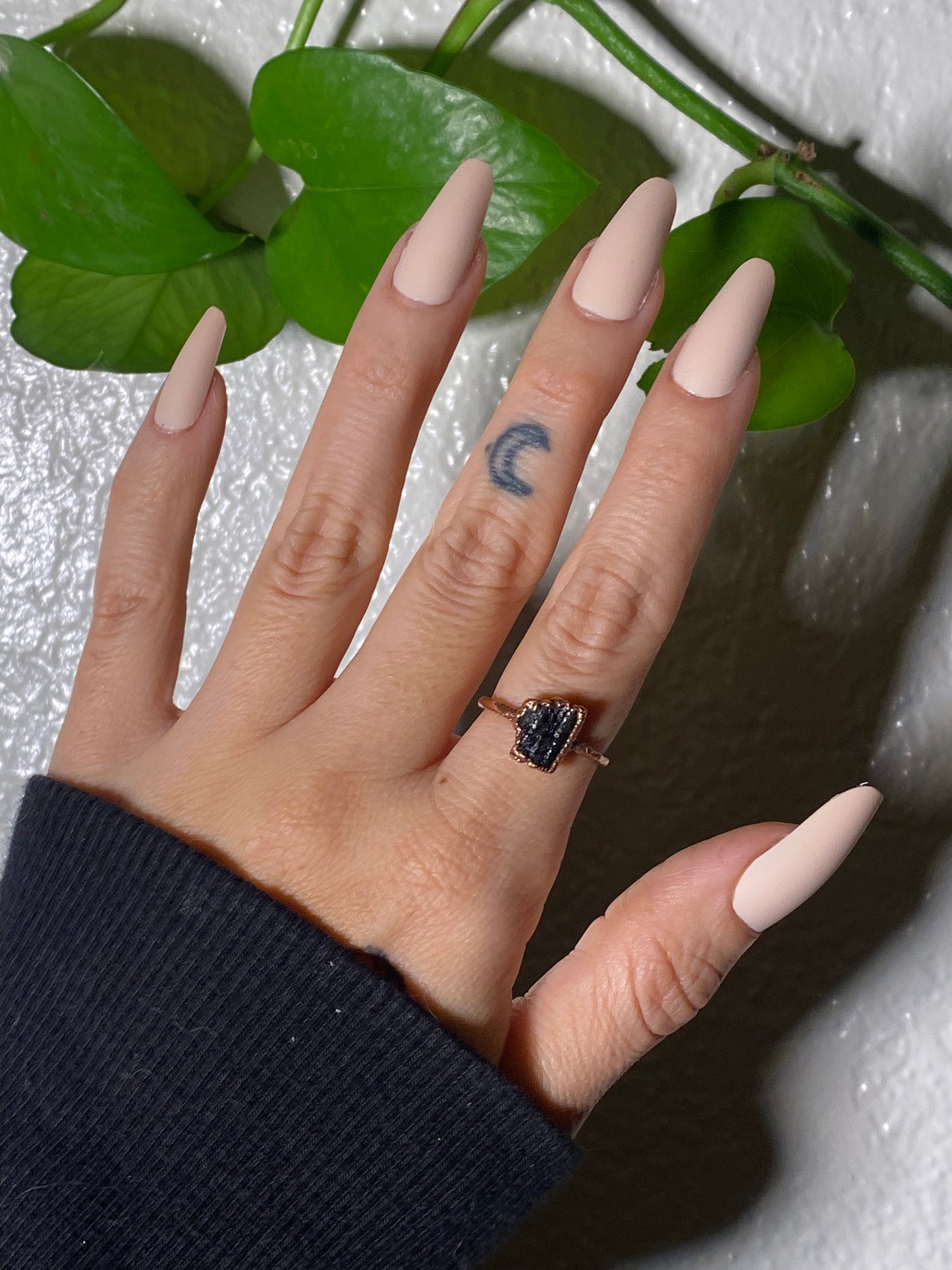 Black Tourmaline Ring